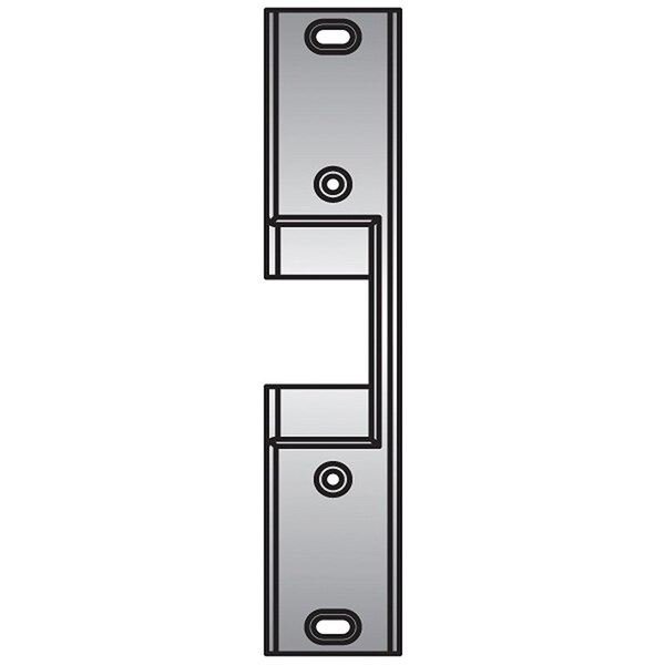 Faceplate for Rim Exit Device, 626 Satin Chrome